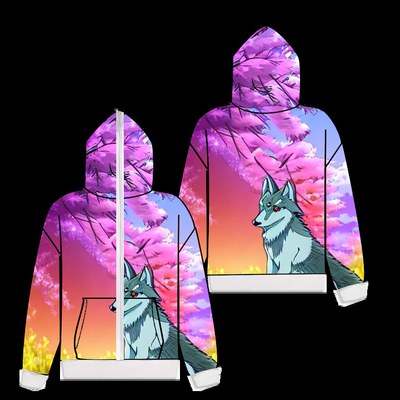 Купить Мульти-стиль цифровой 3D сублимации Zip Up Hoodie все над печатью по требованию легкий online manufacture