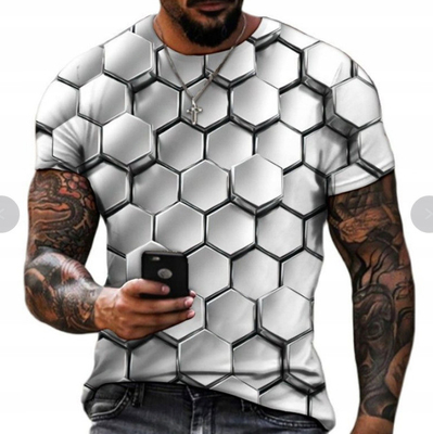 O-Neck Abstract Harajuku Custom Большие футболки