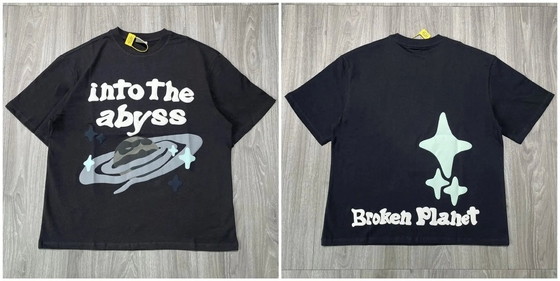 Пахта среднего веса мужская футболка Crewneck T-shirt графический сценарий